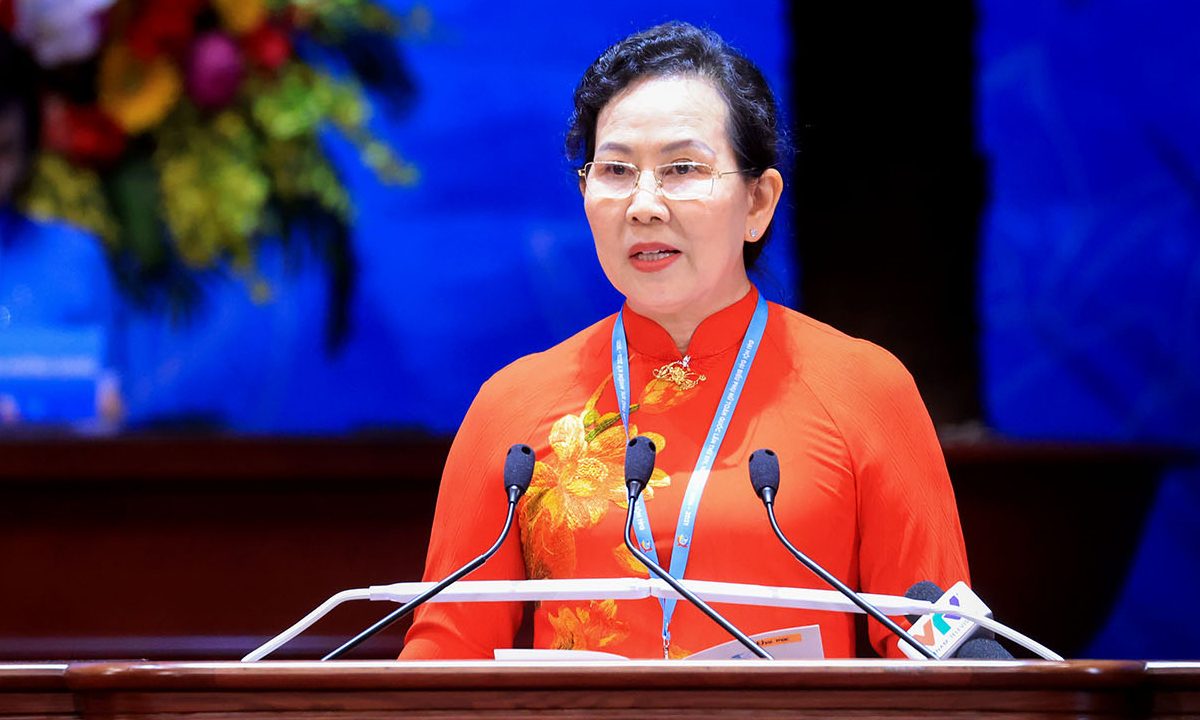 Chủ tịch Hội Liên hiệp Phụ nữ Việt Nam Lê Thị Thủy.
