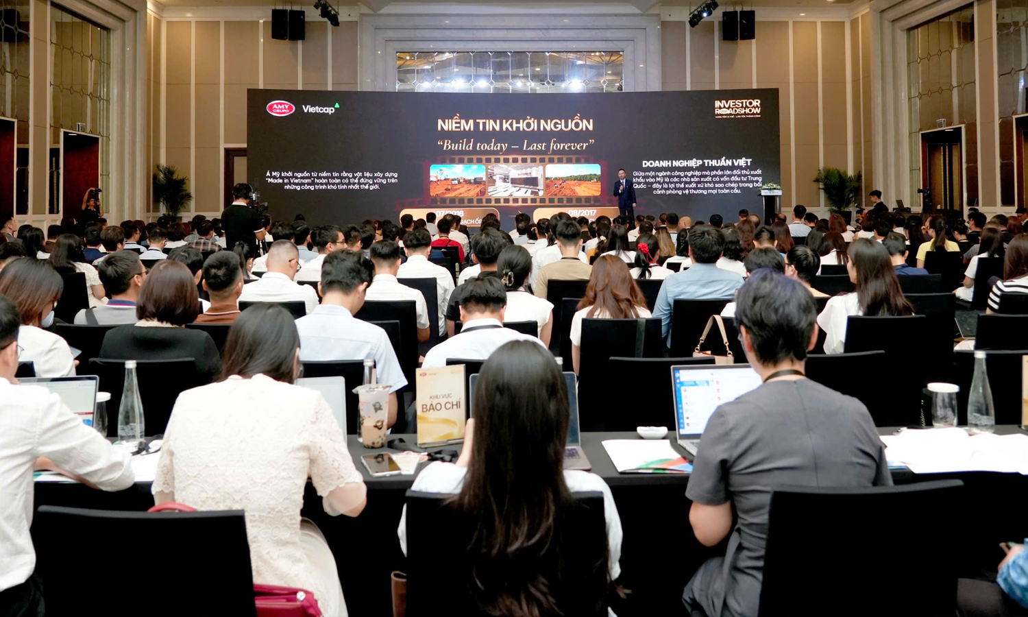 Toàn cảnh lễ thông tin về đợt IPO của AMY GRUPO.
