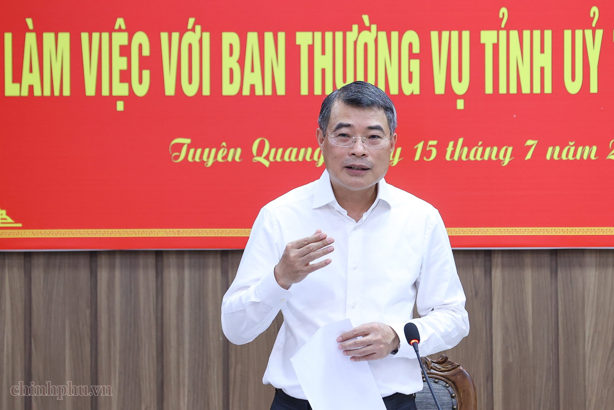 Thủ tướng Lê Minh Hưng. (Ảnh: VGP) Thủ tướng Lê Minh Hưng. (Ảnh: VGP)